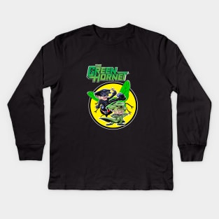 The Green Hornet Kids Long Sleeve T-Shirt